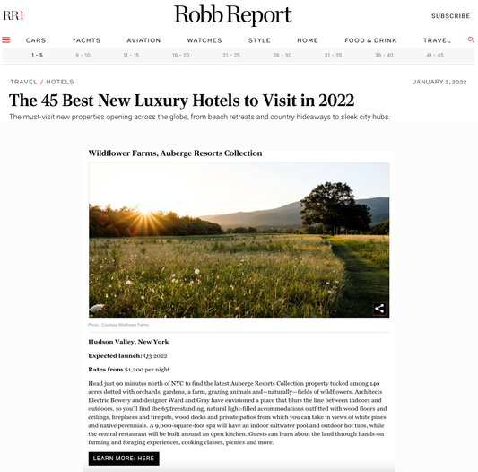 Robb Report 2022